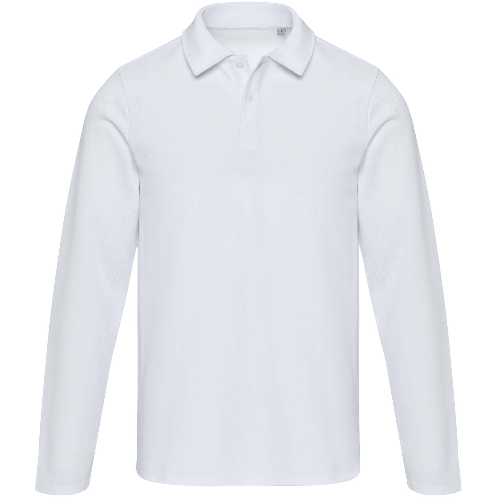 Apollo 245 g/m² Langarm Poloshirt Unisex weiss