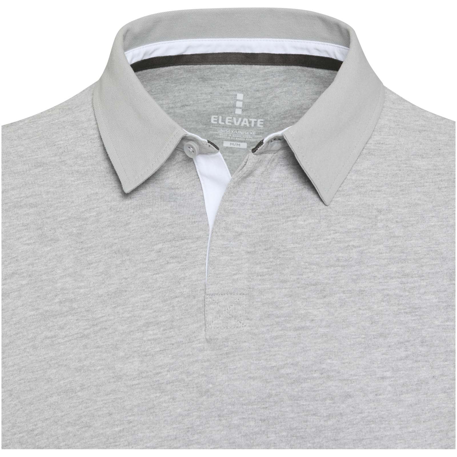 Clyde Rugby Polo Sweatshirt Unisex heather grau