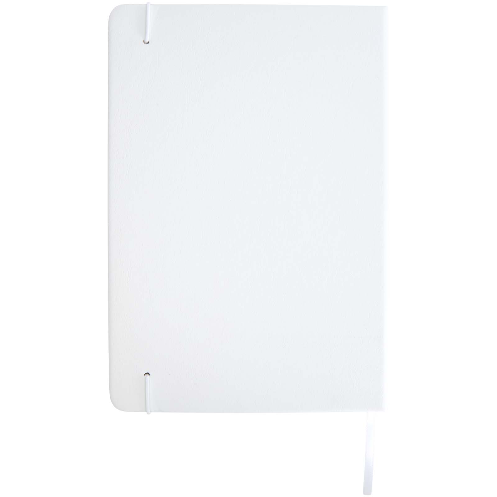 Legato Elegance A5 Hardcover Notizbuch mit Tintenroller Set weiss, weiss