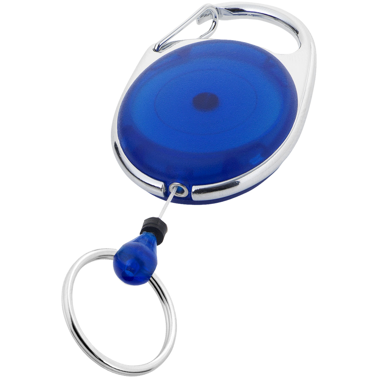 Gerlos Schlüsselkette mit Rollerclip blau