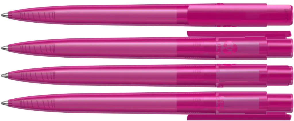 RECYCLED PET PEN PRO transparent Druckkugelschreiber