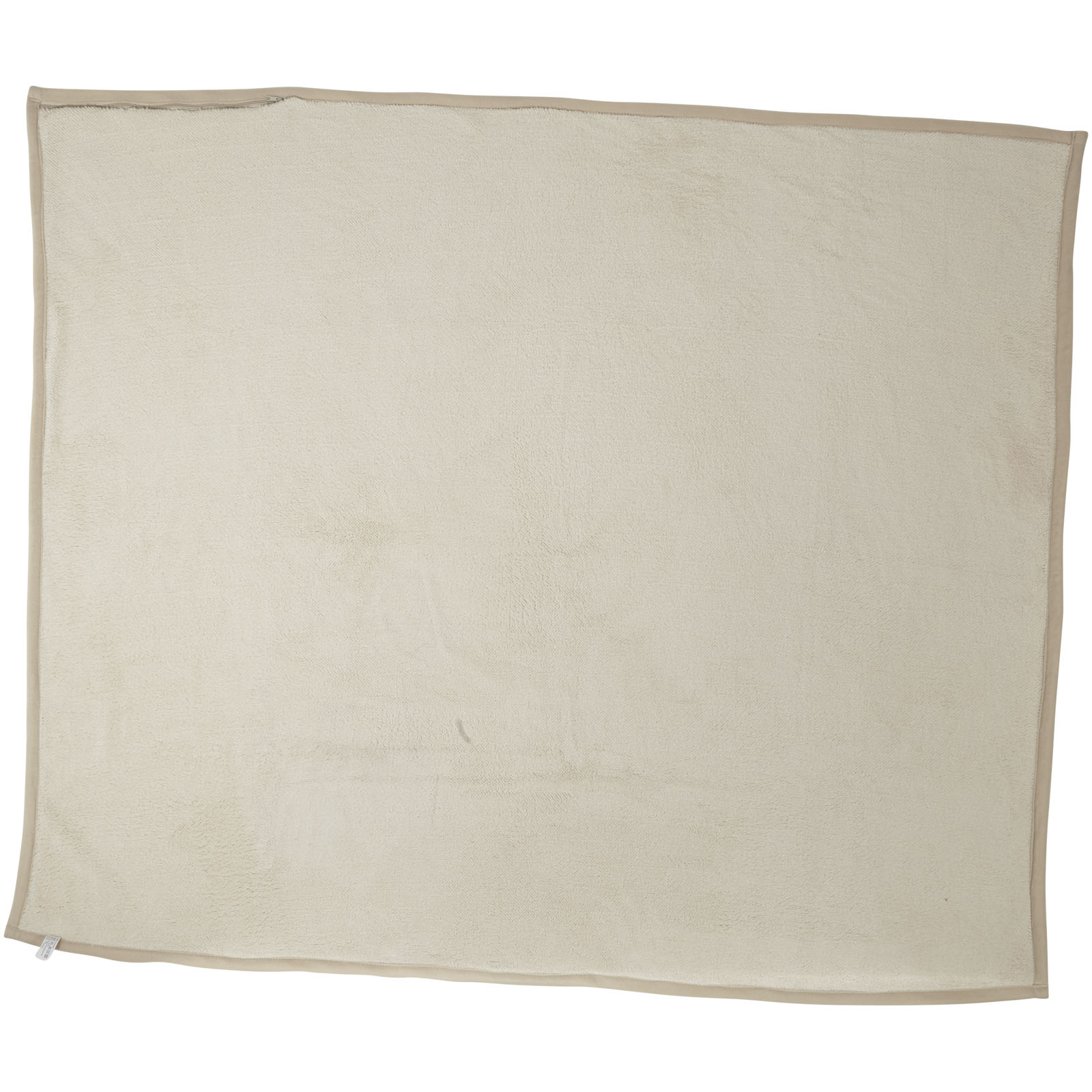 Springwood Decke aus weichem Fleece und Sherpa-Plaid offwhite