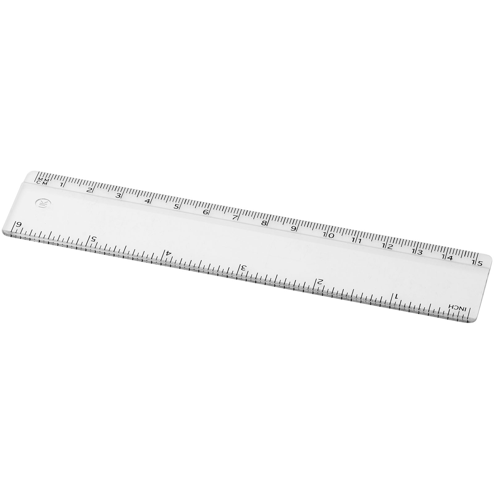 Renzo 15 cm Kunststofflineal transparent klar