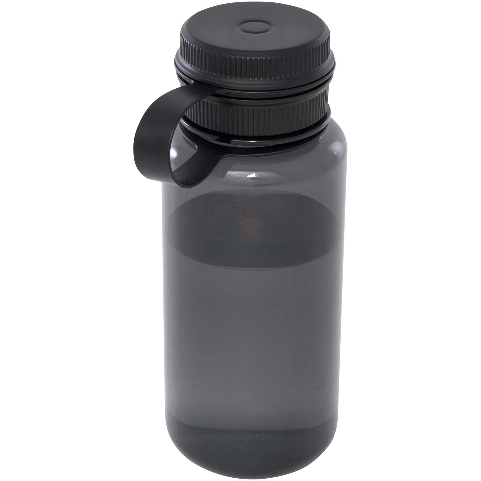 Ryder 900 ml RCS-zertifizierte RPET-Sportflasche mit Multifunktionsdeckel schwarz