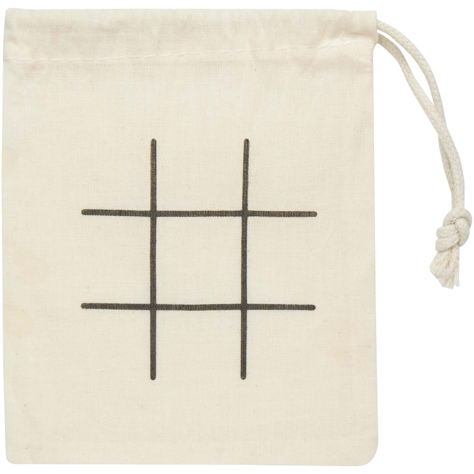 Whorl Tic-Tac-Toe Spiel aus Holz natur