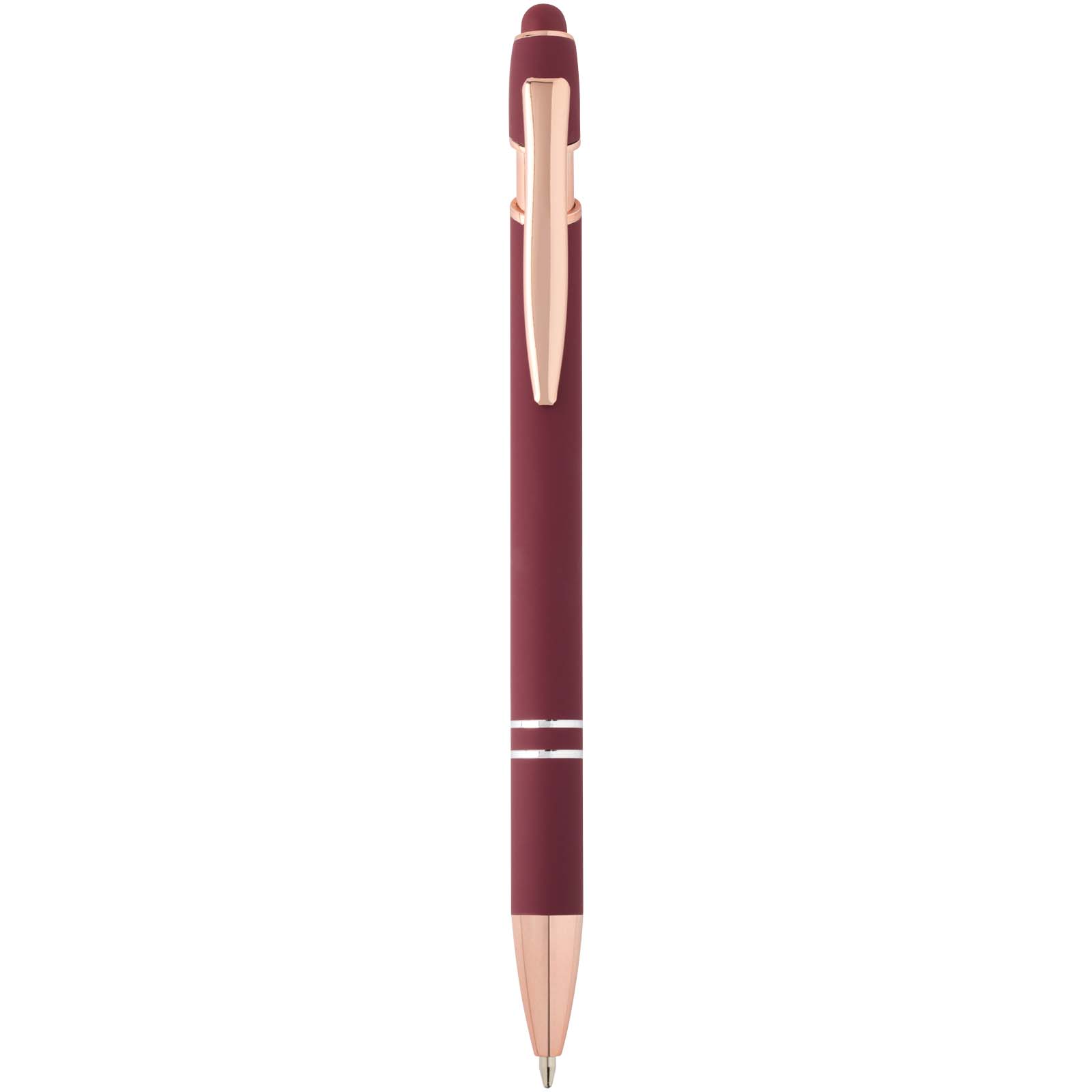 Nanna Kugelschreiber mit Roségold Finish (blaue Mine) bordeaux