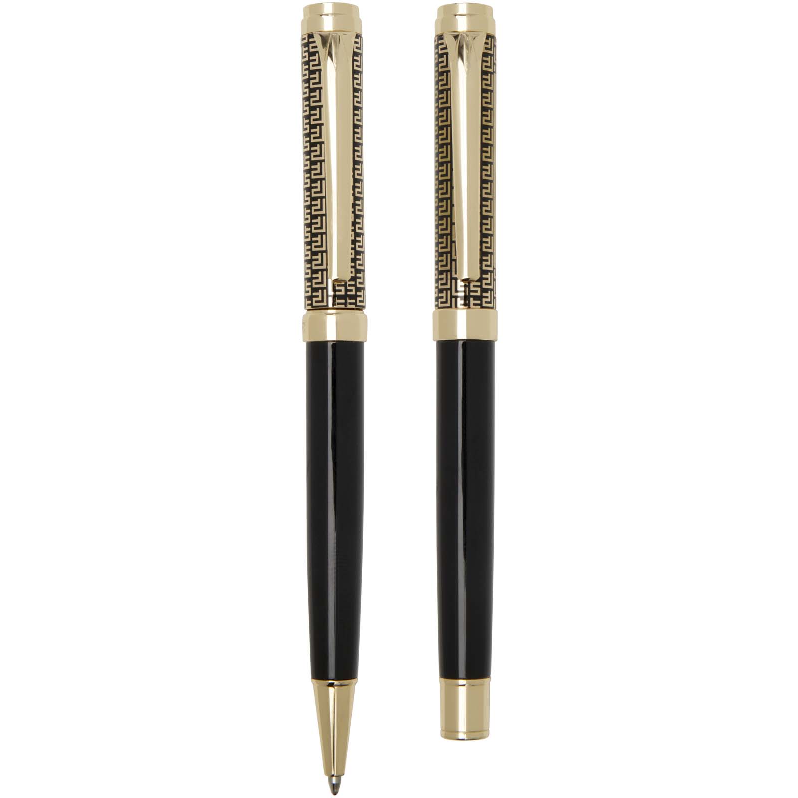 Legato Kugelschreiber und Tintenroller Set (blaue Mine) gold
