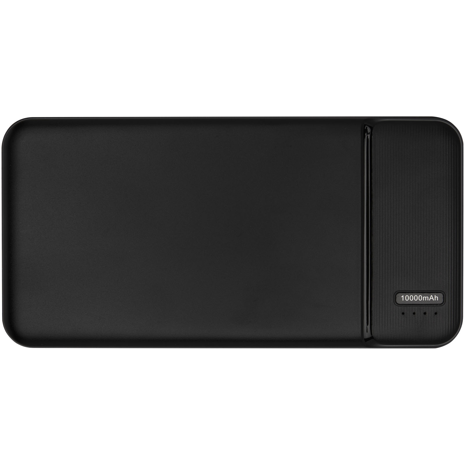Loop 10.000 mAh Powerbank aus recyceltem Kunststoff schwarz