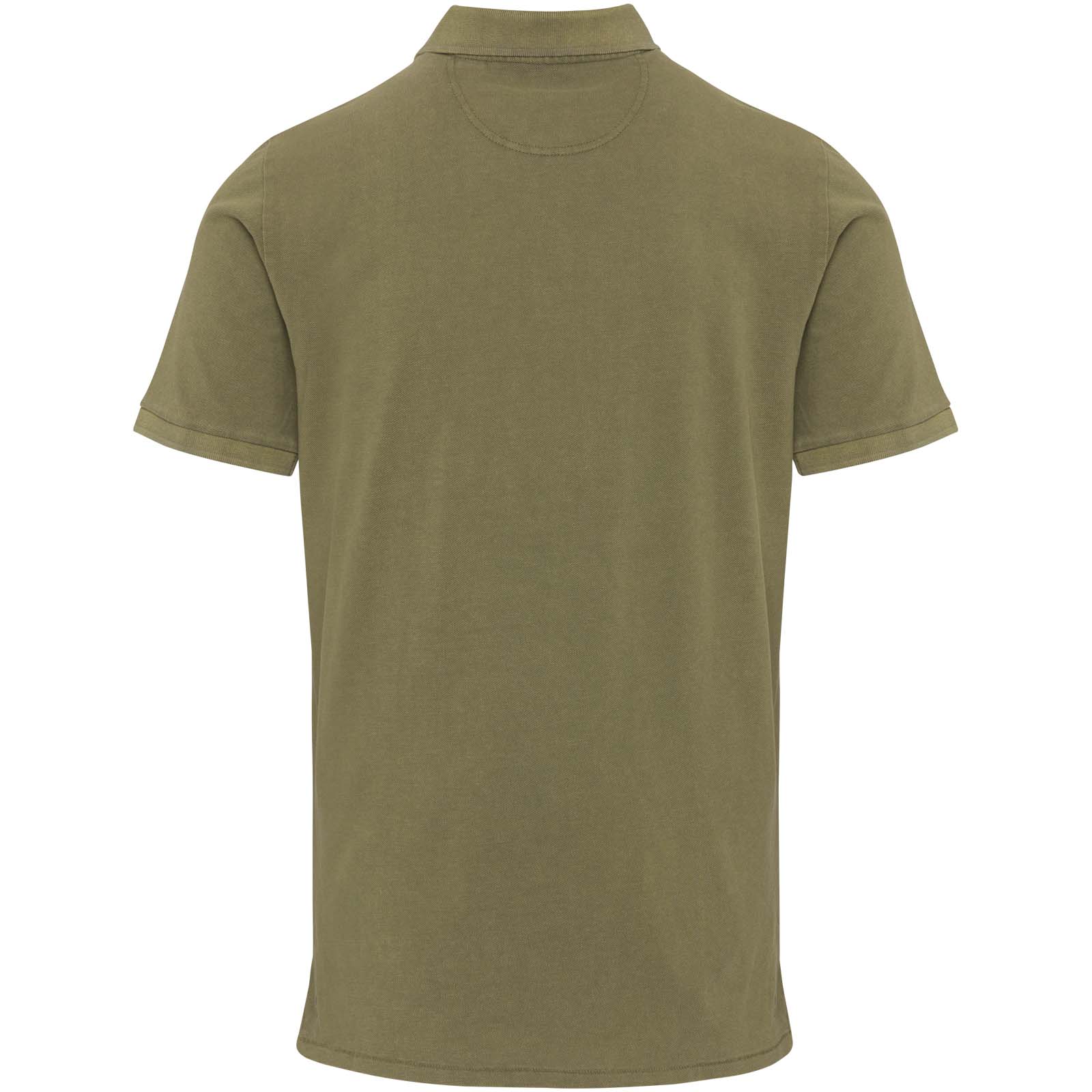 Calgary Poloshirt für Herren im Washed Look, 200 g/m2 waldgrün