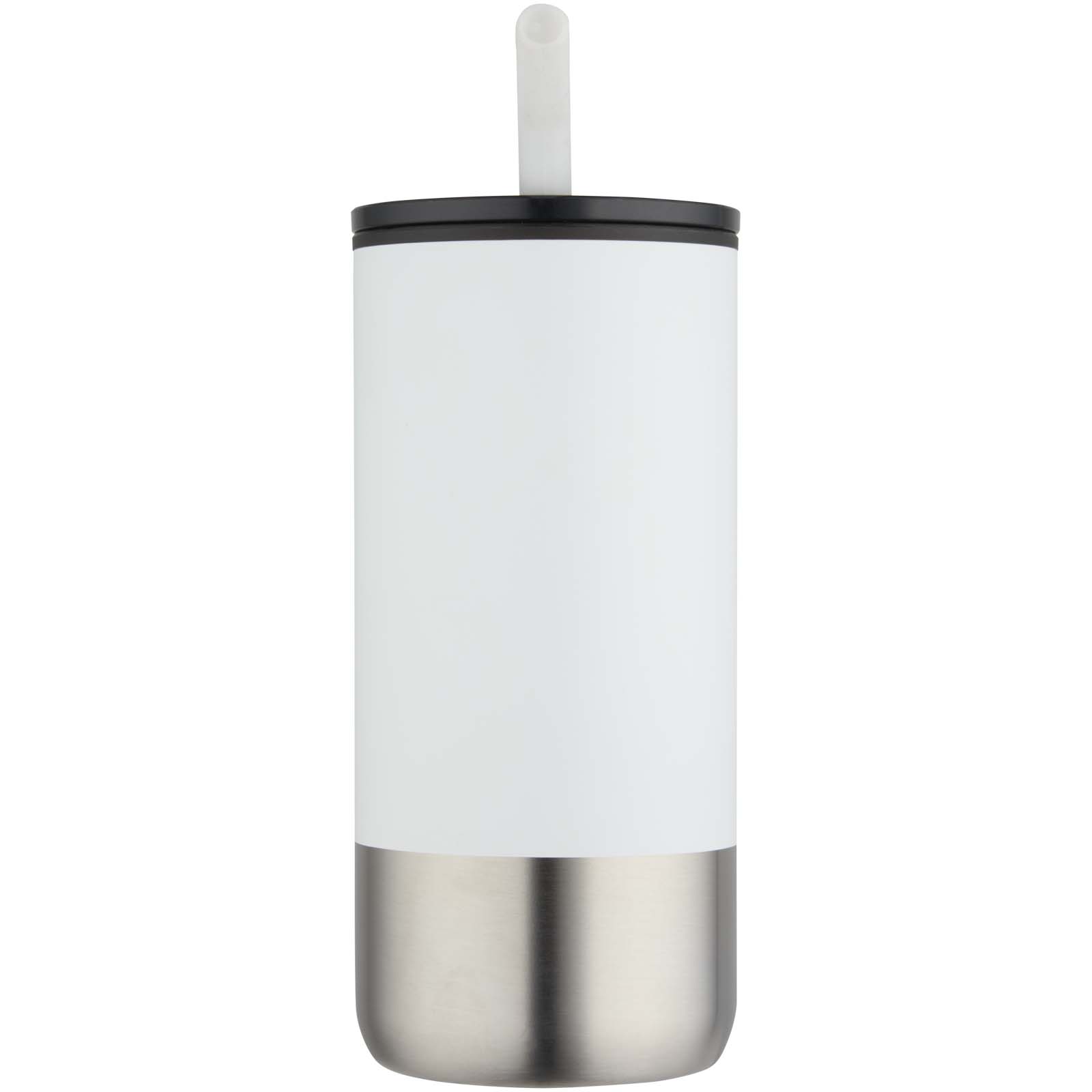Grayson 480 ml RCS recycelter Isolierbecher mit Trinkhalm weiss