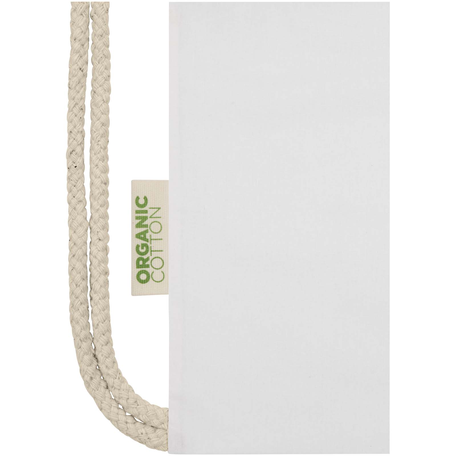 Odisha 140 g/m² OCS Bio-Sportbeutel 5L weiss