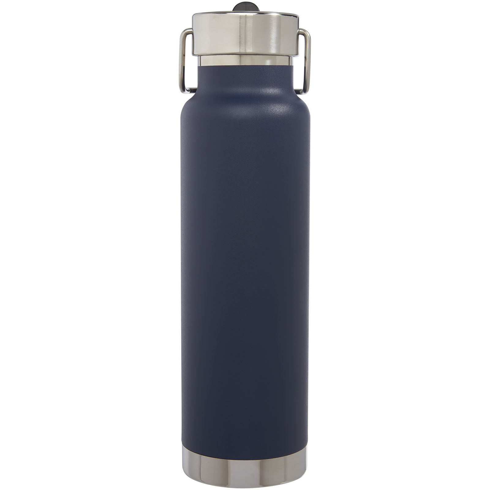 Thor 750 ml Kupfer-Vakuum Sportflasche mit Trinkhalm dunkelblau