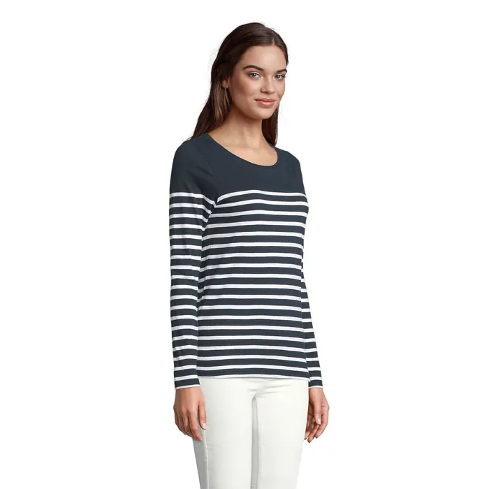 Damen-Langarm-T-Shirt Matelot