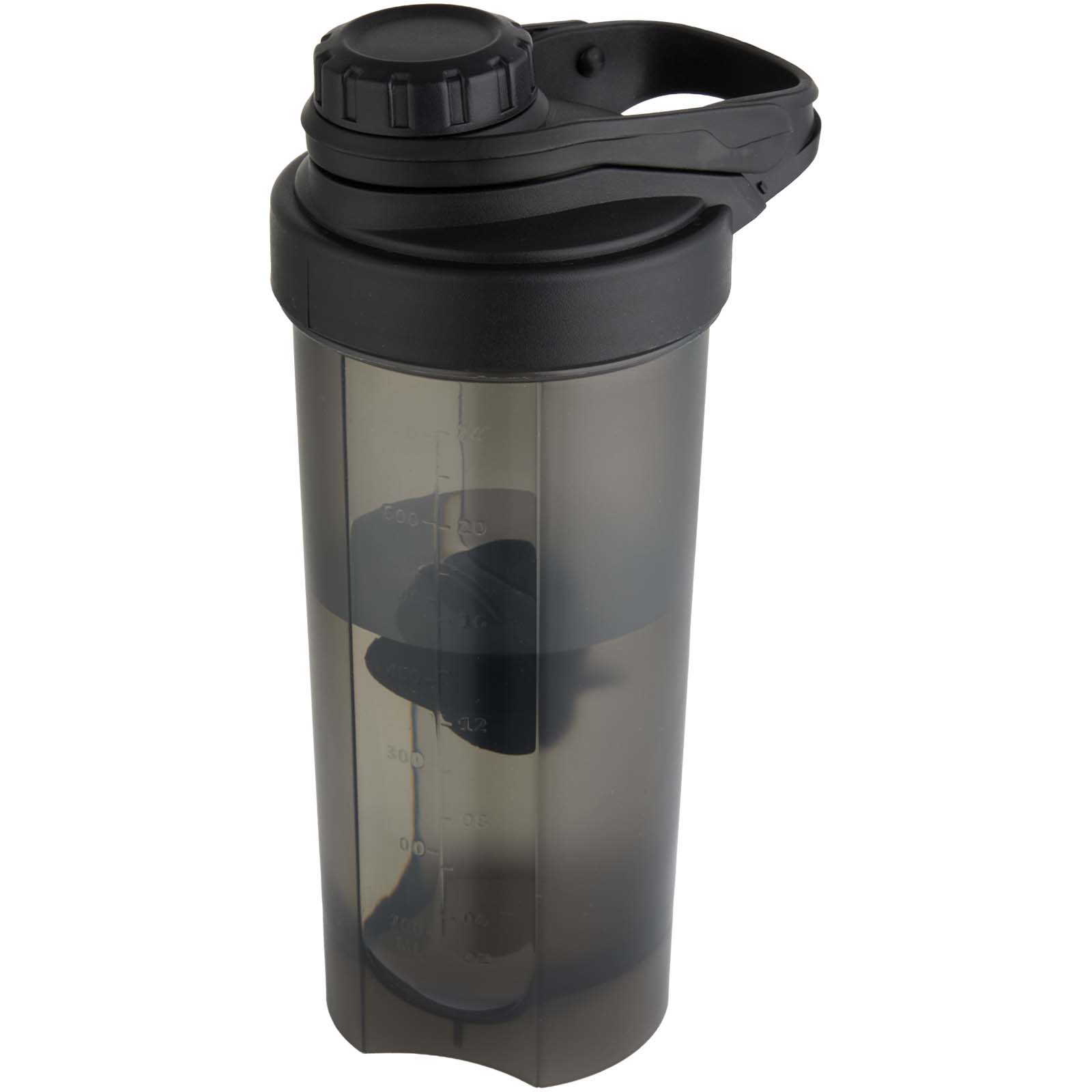 Forza 700 ml Sportflasche mit Shakerball schwarz
