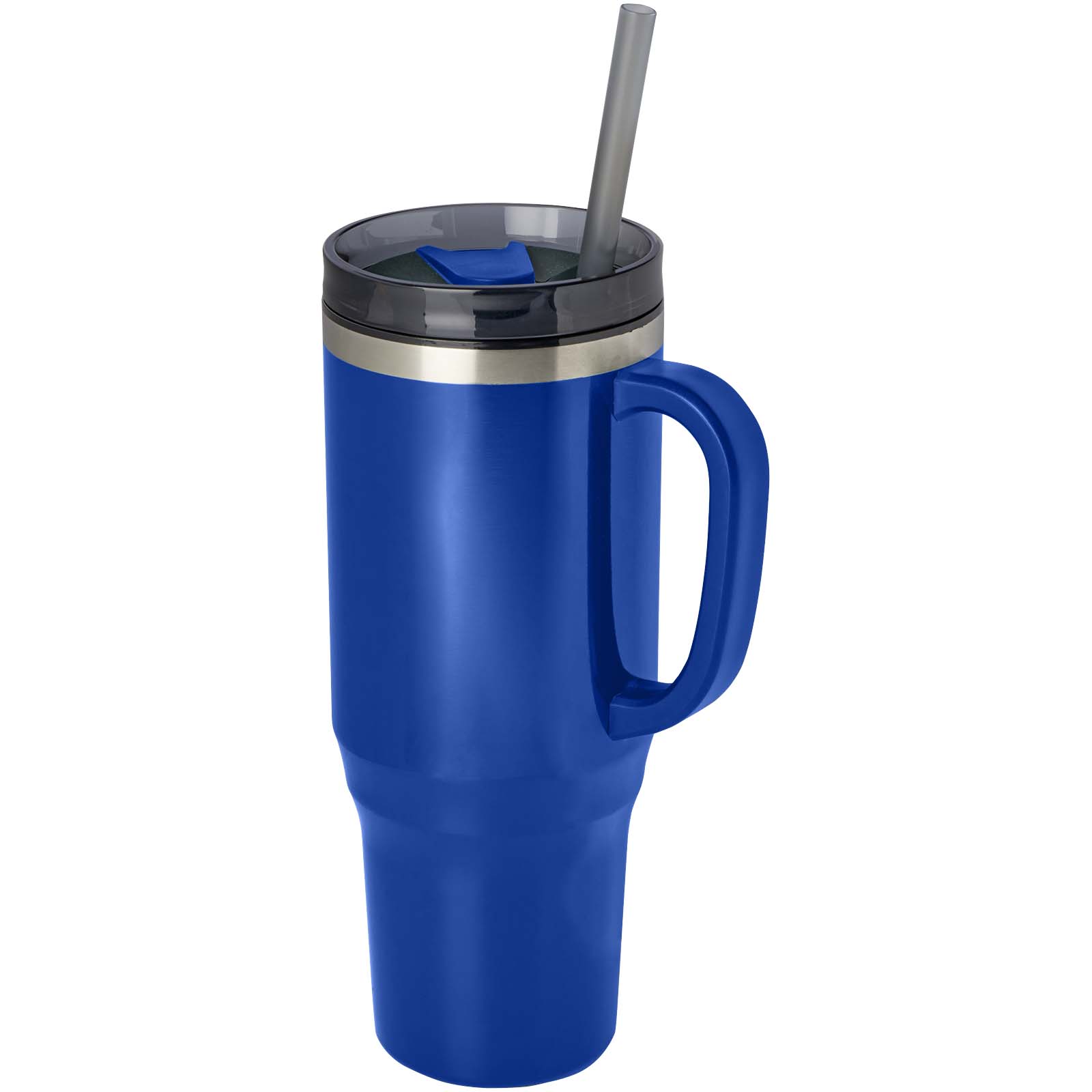 Melbourne 1200 ml RCS-zertifizierter Isolierbecher mit Strohhalm royalblau