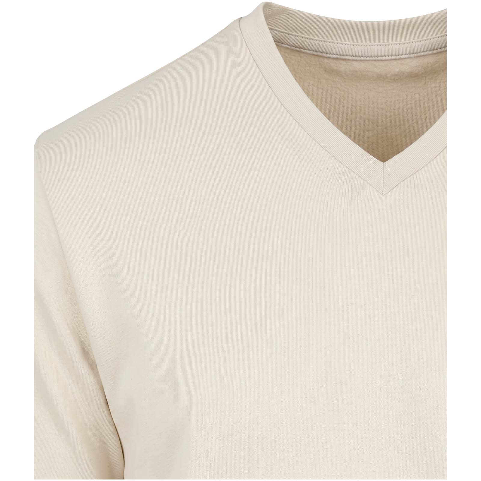 Balfour 200 g/m² Kurzärmeliges T-Shirt V-Ausschnitt Bio Baumwolle (OCS), unisex sandstone