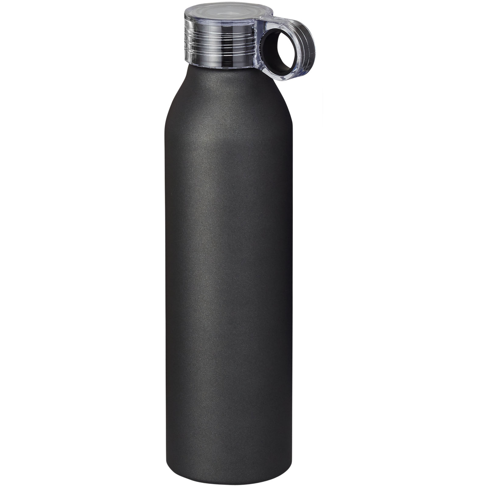 Grom 650 ml Aluminium Sportflasche schwarz