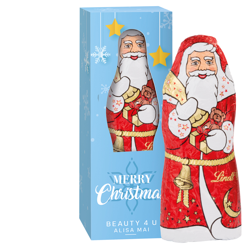 Lindt Weihnachtsmann 40g in Werbebox