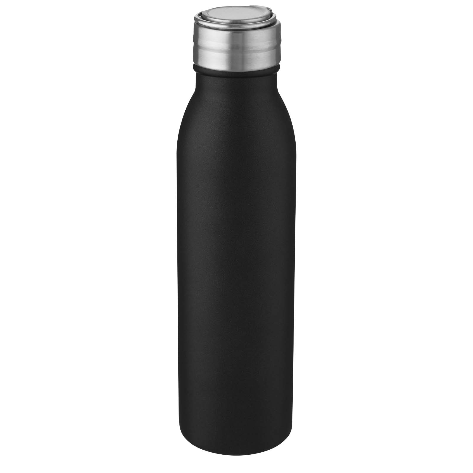 Harper 720 ml RCS-zertifizierte Sportflasche aus Edelstahl mit Metallschlaufe schwarz