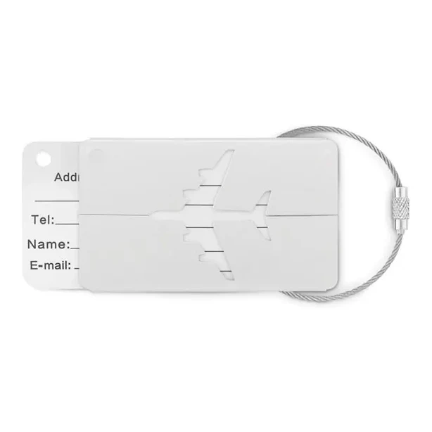 Kofferanhänger aus Aluminium