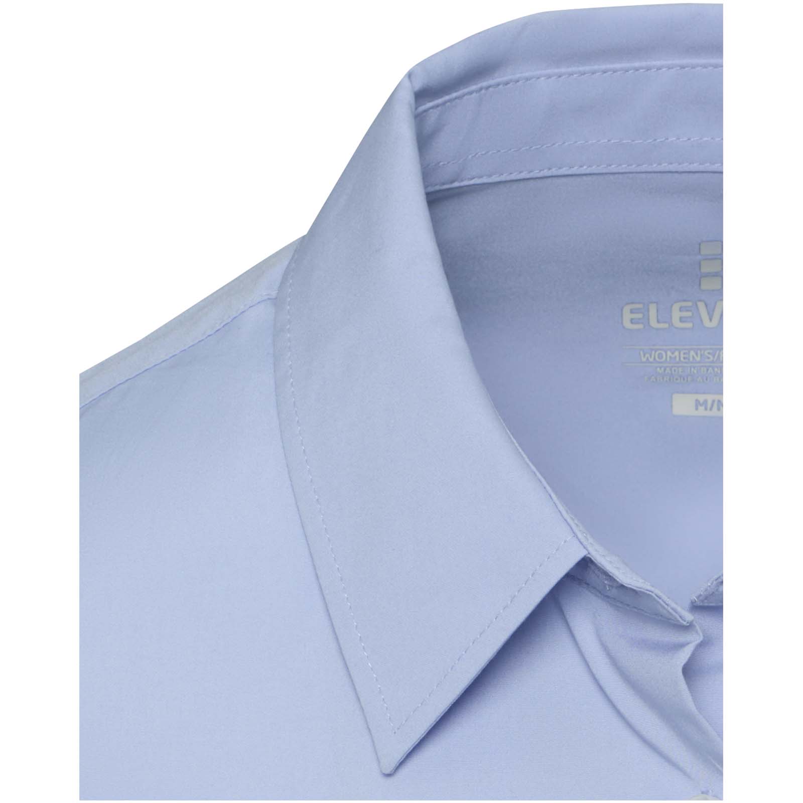 Carnelian 133 g/m² Popeline Bluse hellblau