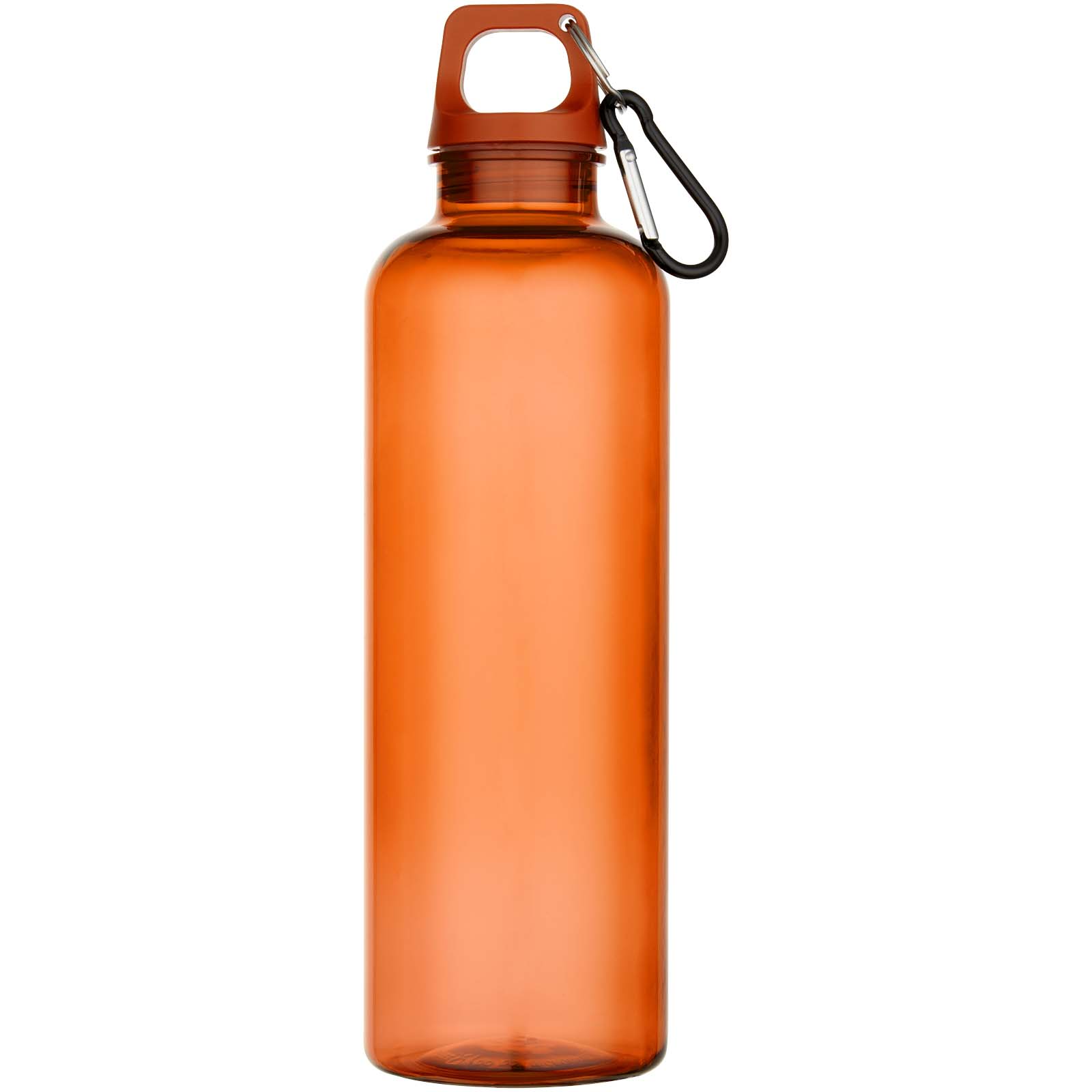 Oregon 750 ml RCS-zertifizierte Trinkflasche aus recyceltem Kunststoff mit Karabinerhaken orange