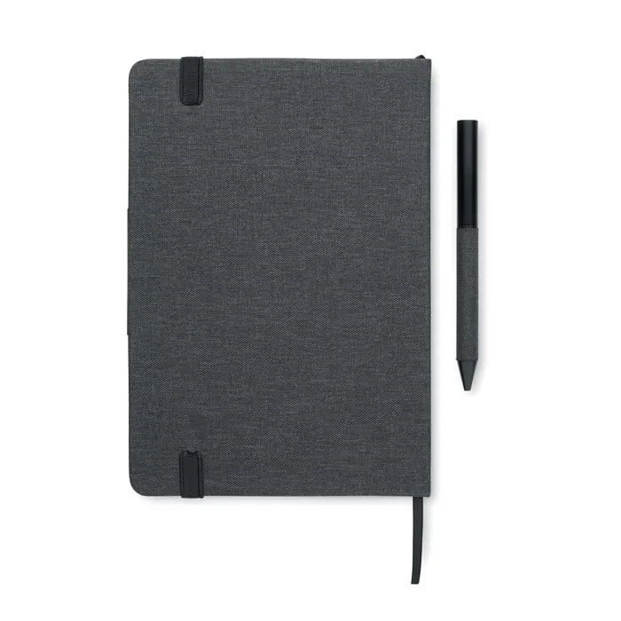 Set Notizbuch mit Flasche