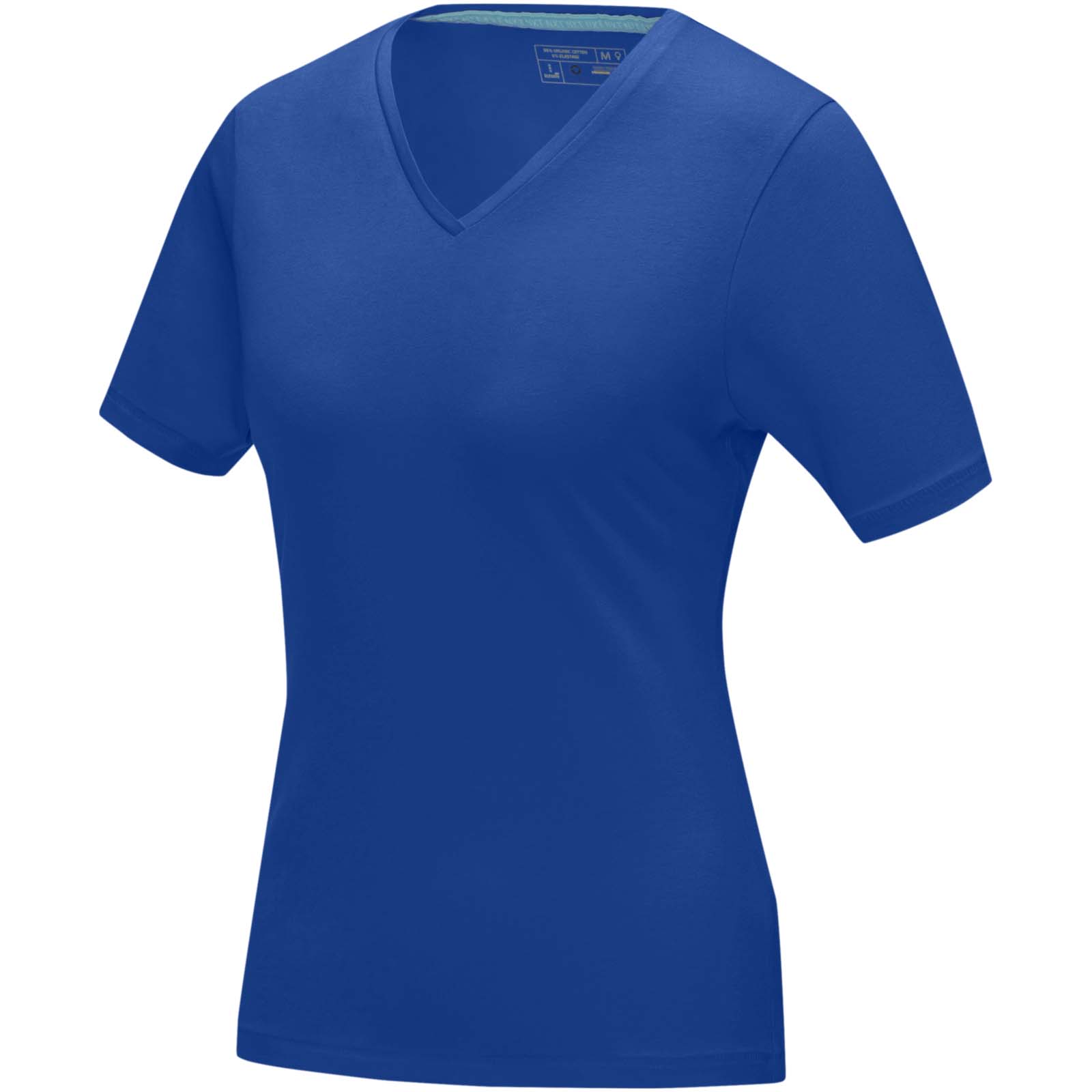 Kawartha T-Shirt für Damen mit V-Ausschnitt blau