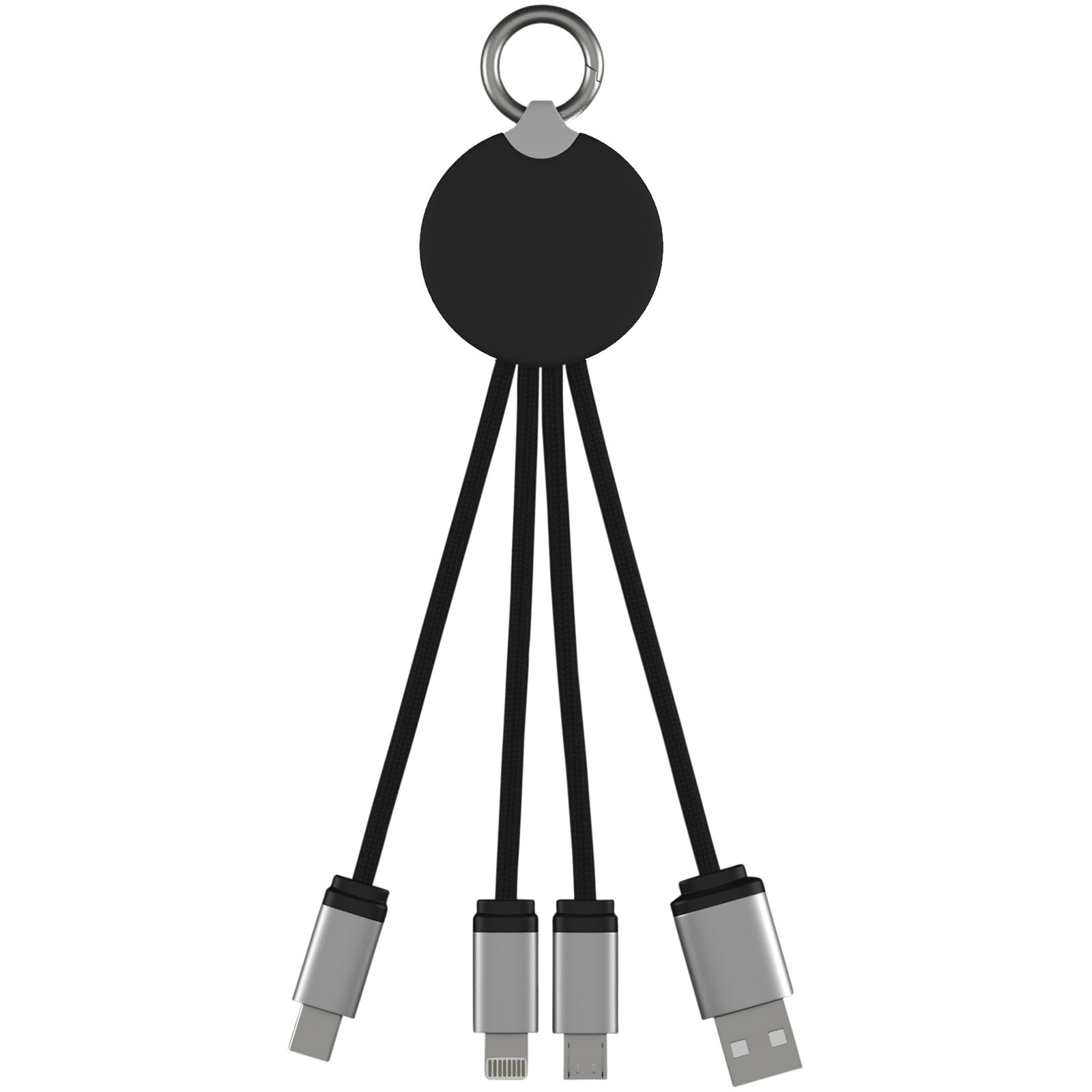 SCX.design C16 Kabel mit Leuchtlogo blau, schwarz