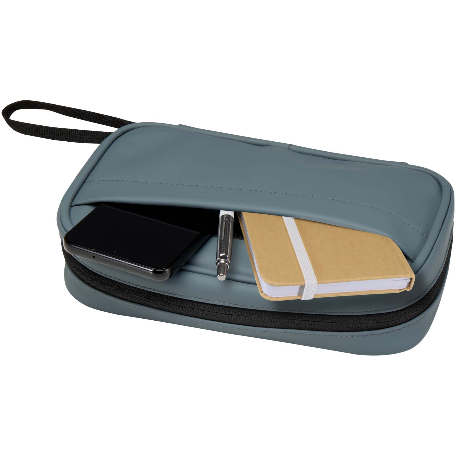 Resi Plus GRS recycelte Tech-Tasche 1L hale blau