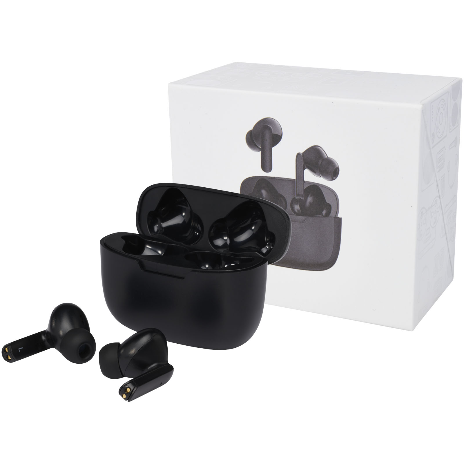 Essos 2.0 True Wireless Auto-Pair-Ohrhörer mit Etui schwarz