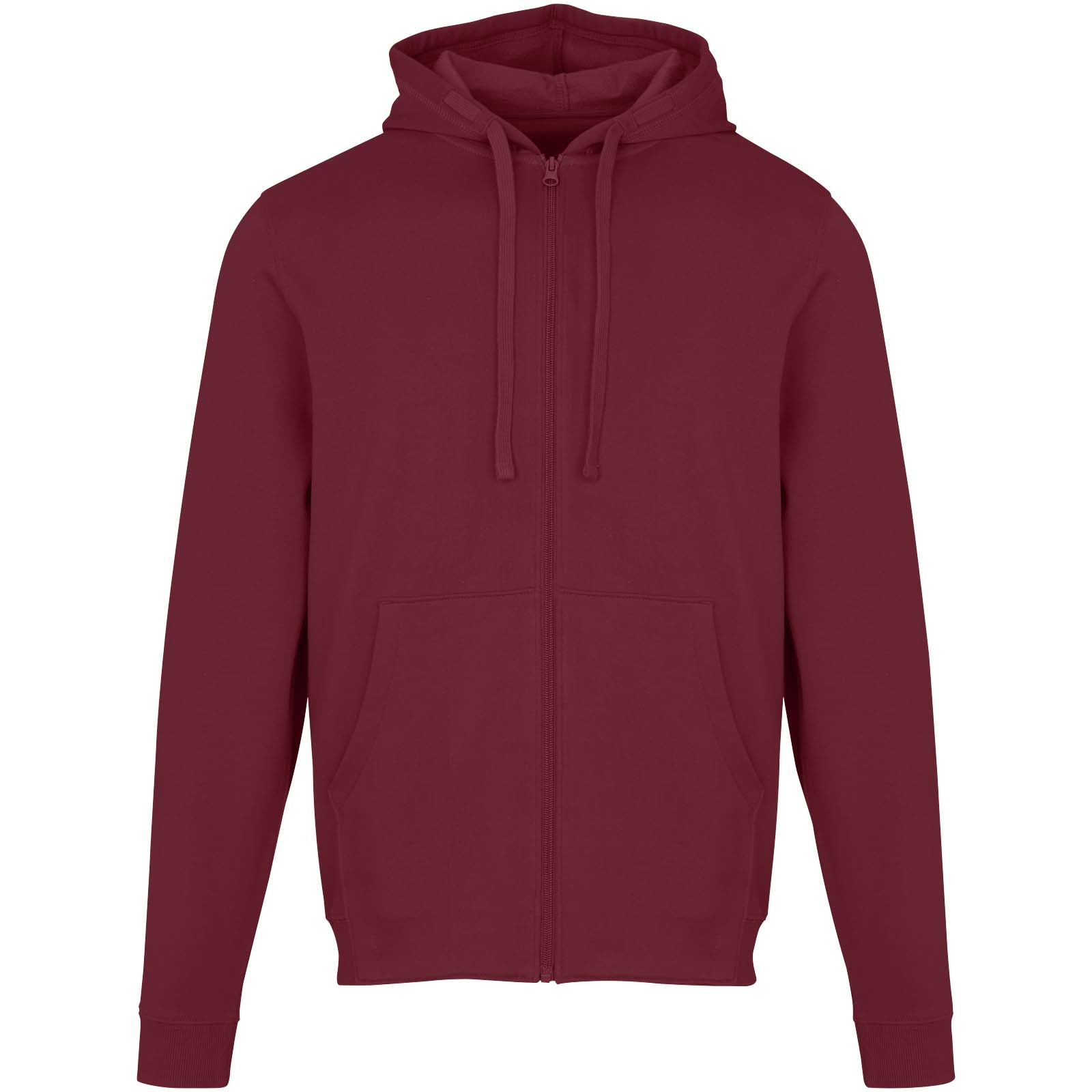 Jasper 280 g/m² Kapuzenpullover aus recycelter Bio Baumwolle (OCS) unisex Tiefes Burgunderrot