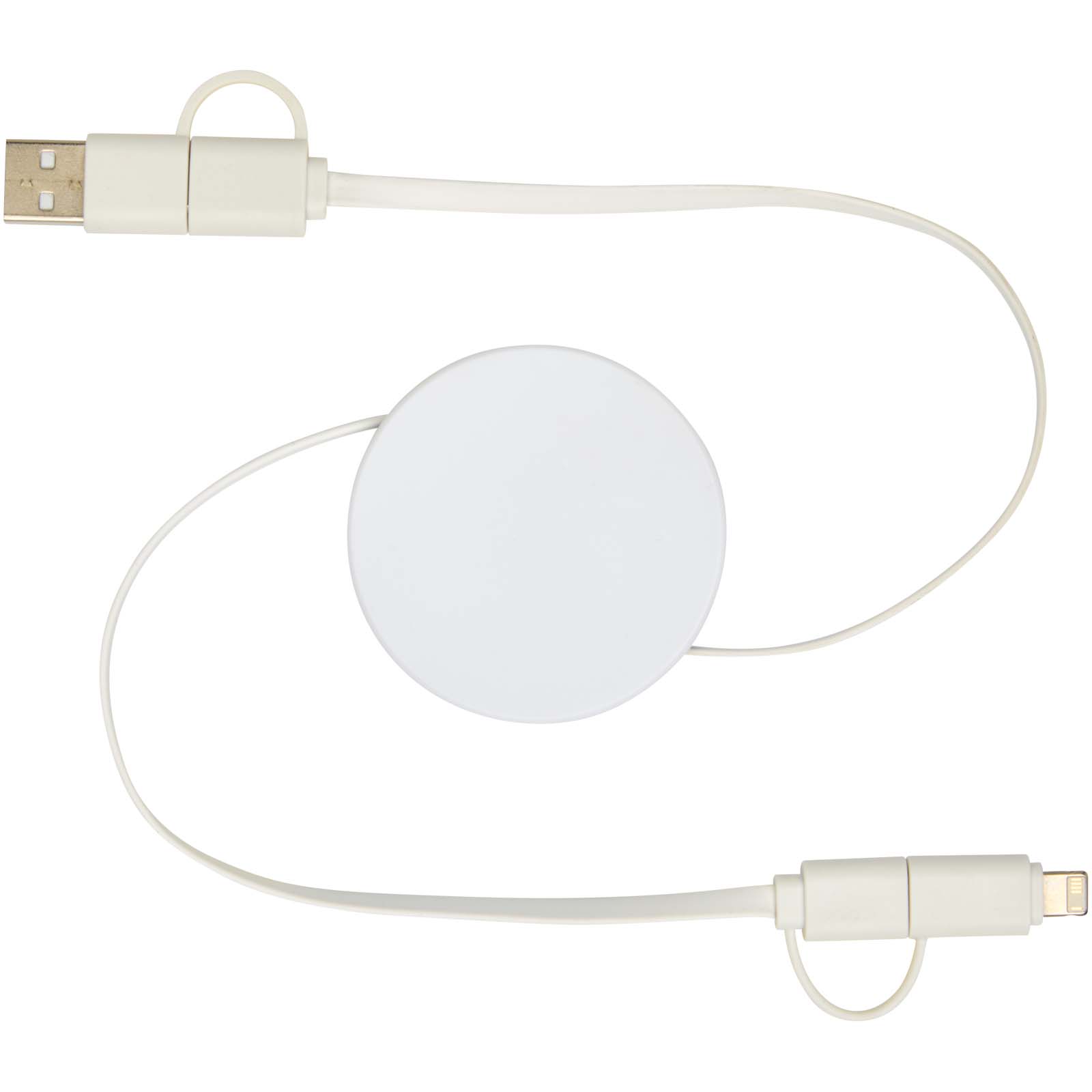 Citala 90 cm 5-in-1 Kabel aus recyceltem Kunststoff für Datenübertragung und 40W Schnellladung weiss