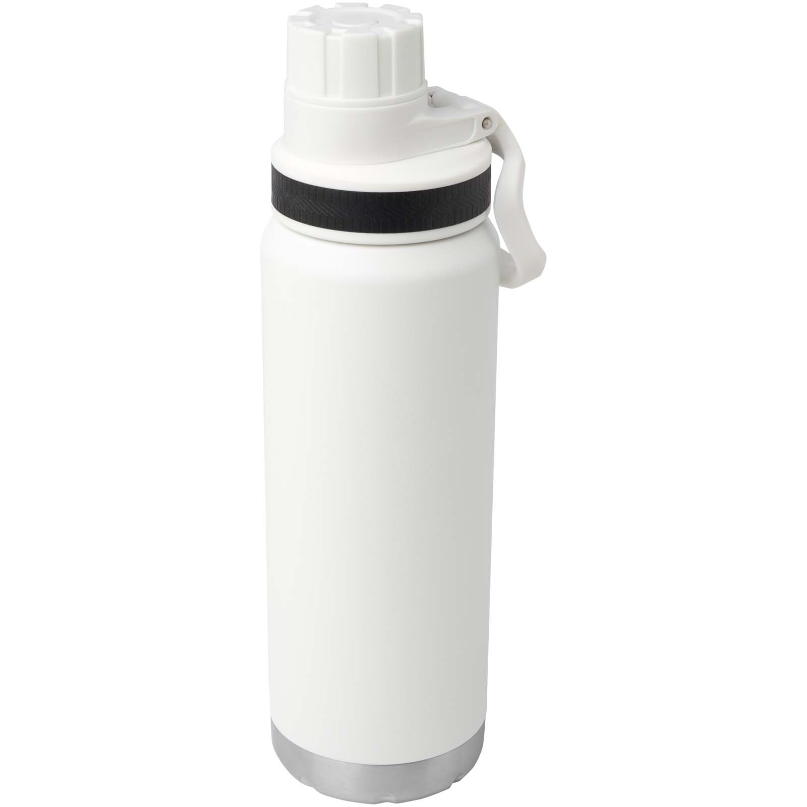 Fortis 700 ml RCS-zertifizierte Kupfer-Vakuum Isolierflasche aus recyceltem Edelstahl (Kohlensäure geeignet) weiss