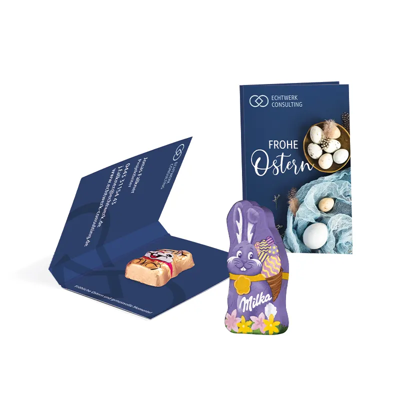 Werbekarte Visitenkartenformat, Ostern
