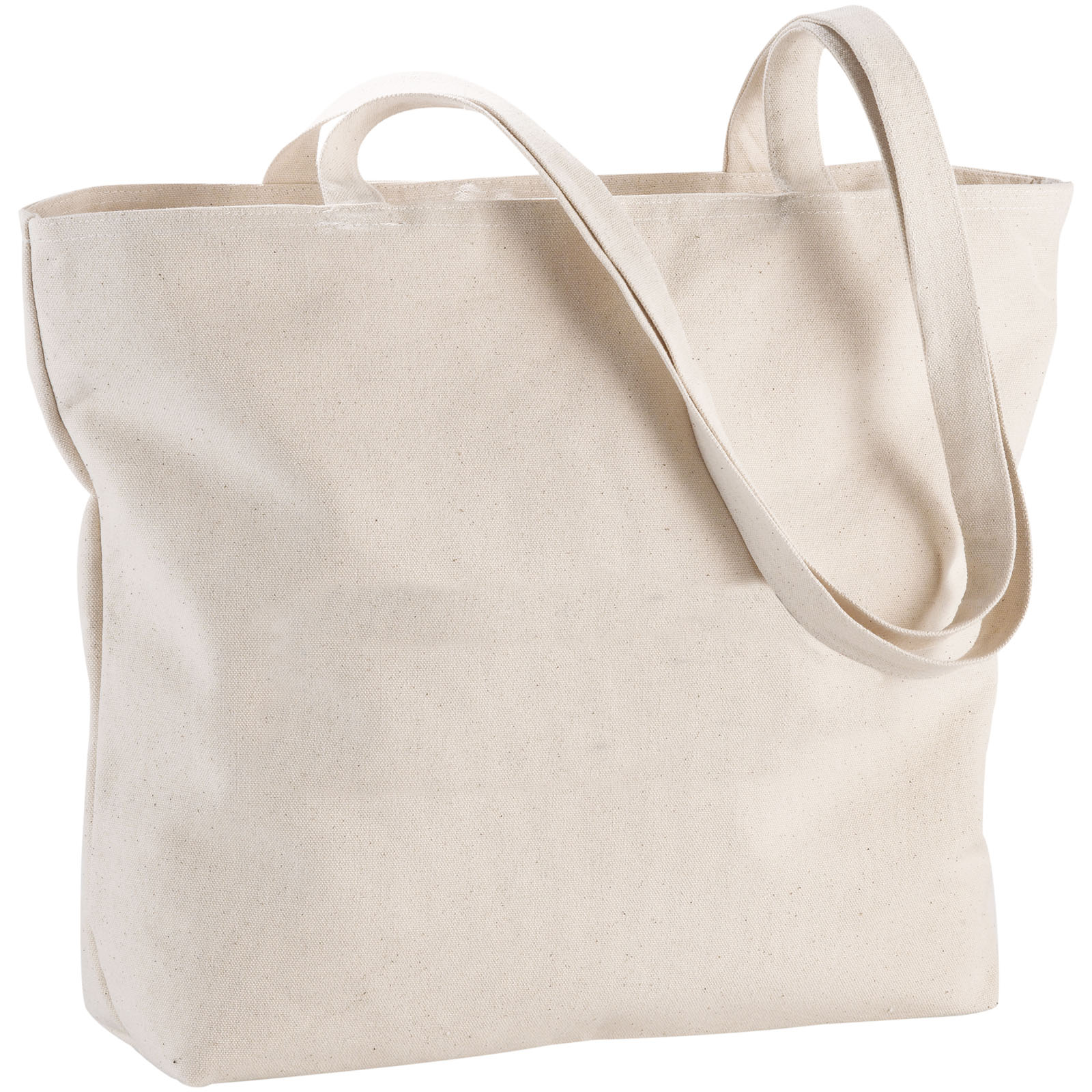 Ningbo 320 g/m Reißverschluss Tragetasche 15L natural