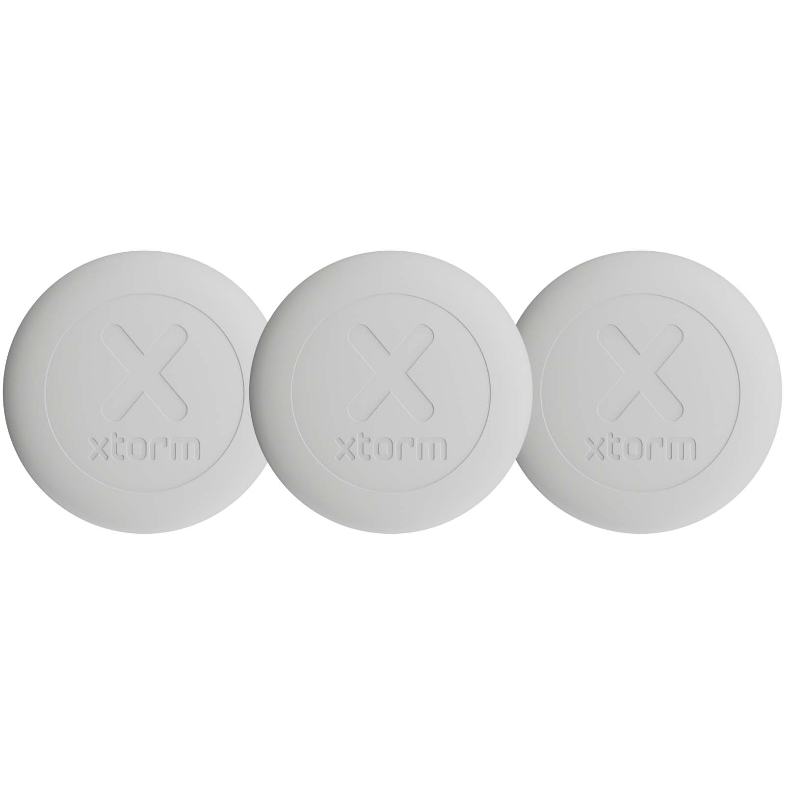 Xtorm XTAG2GA wasserfeste Reise-Smart-Tags, 3er Set aschweiß-melange