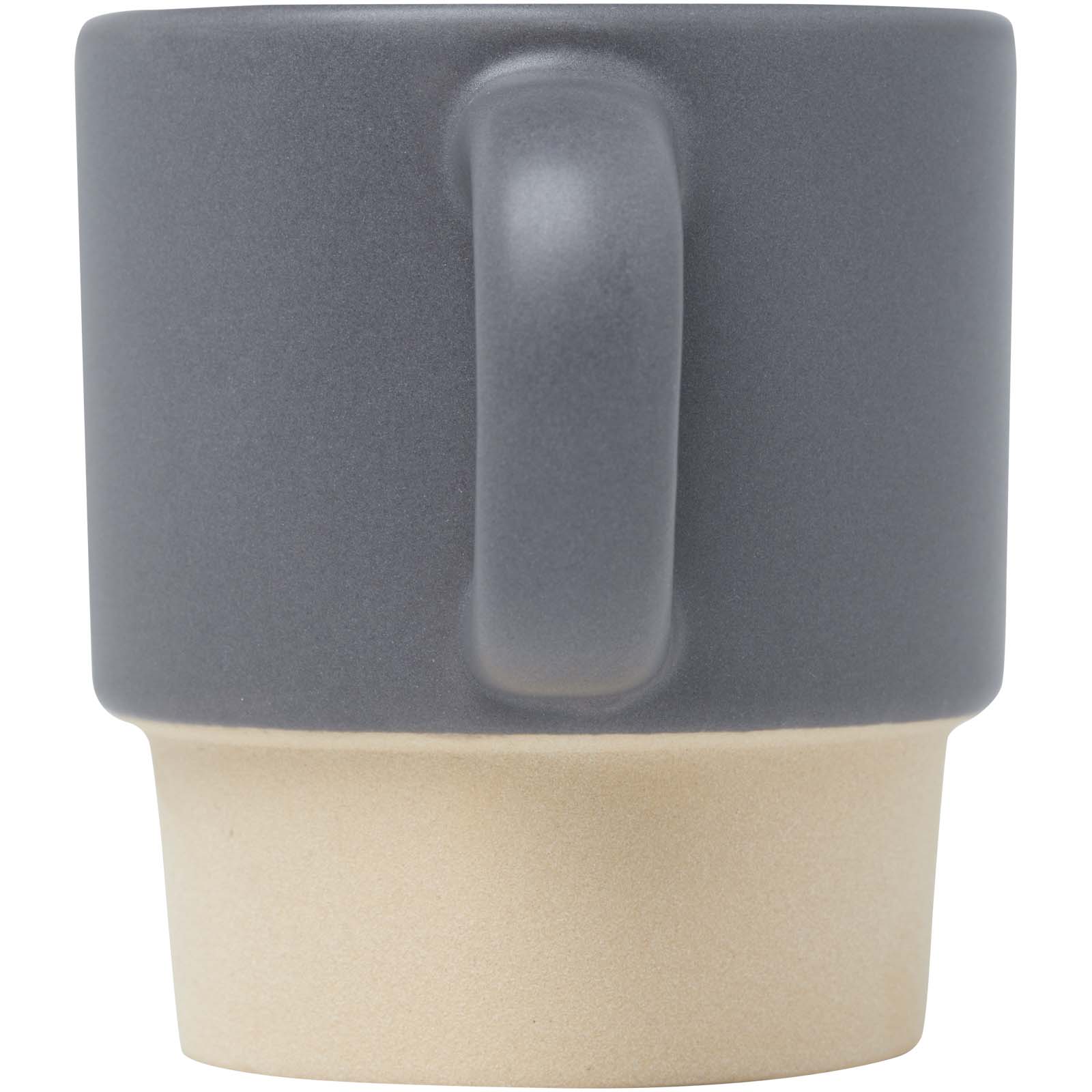 Olympia 130 ml stapelbarer Expresso Becher mit Tonboden grau