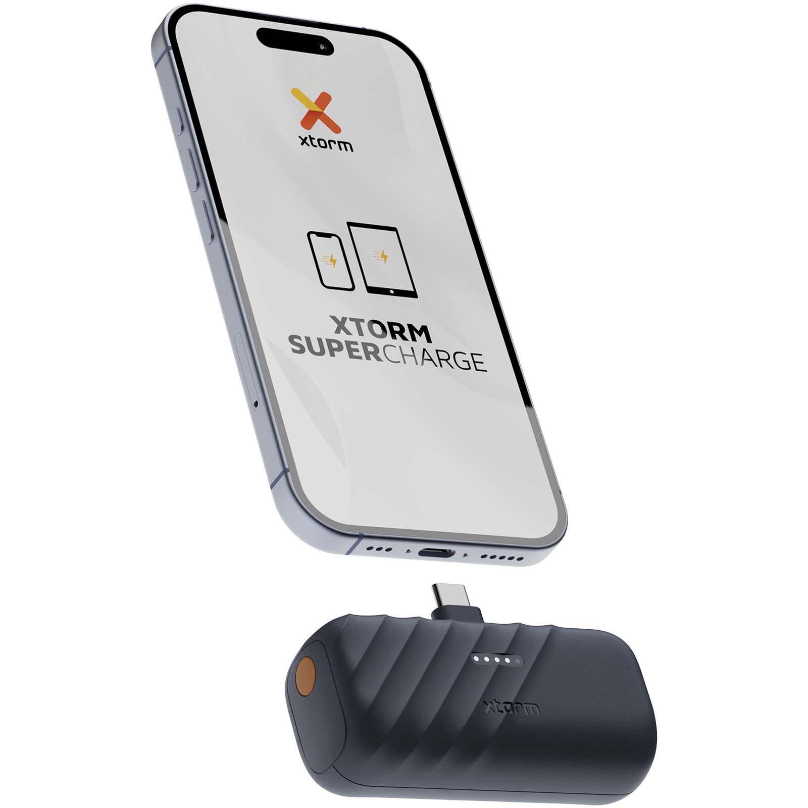 Xtorm Go2 20 W, 5000 mAh Powerbank mittelblau