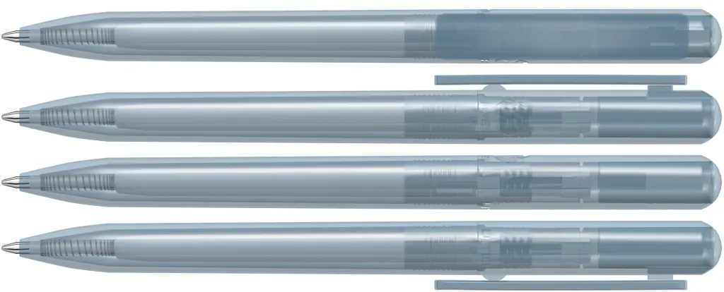 RECYCLED PET PEN CHANGE transparent Drehkugelschreiber
