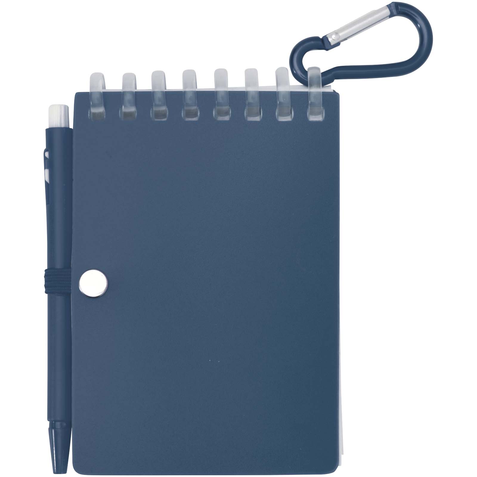 Lig Mini Recyceltes Outdoor-Softcover Notizbuch und Kugelschreiber Set (schwarze Mine) Ozeanblau