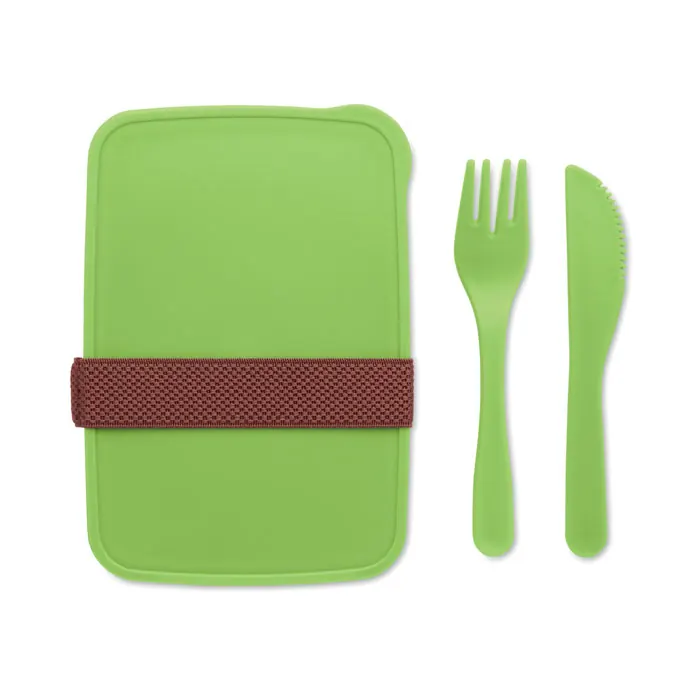 Lunchbox mit Besteck