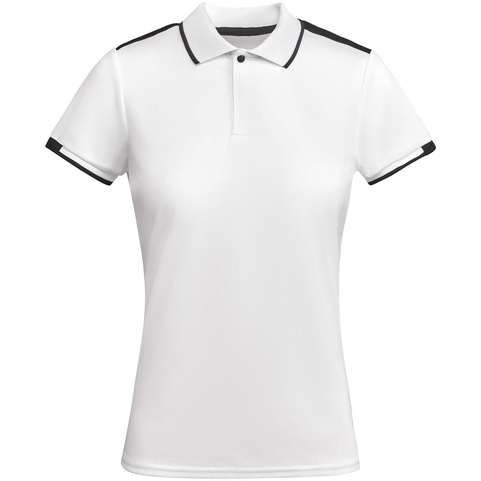 Tamil 150 g/m² Sport Poloshirt für Damen weiss, schwarz