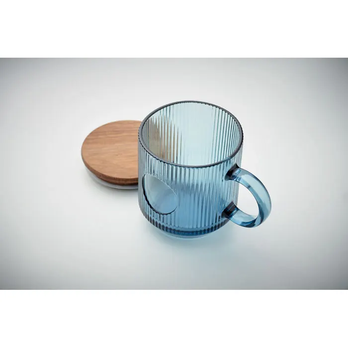 Gerippter Glasbecher 300ml