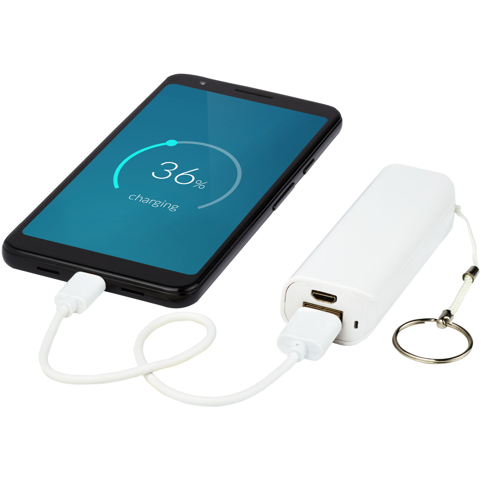 Span 1200 mAh Powerbank weiss