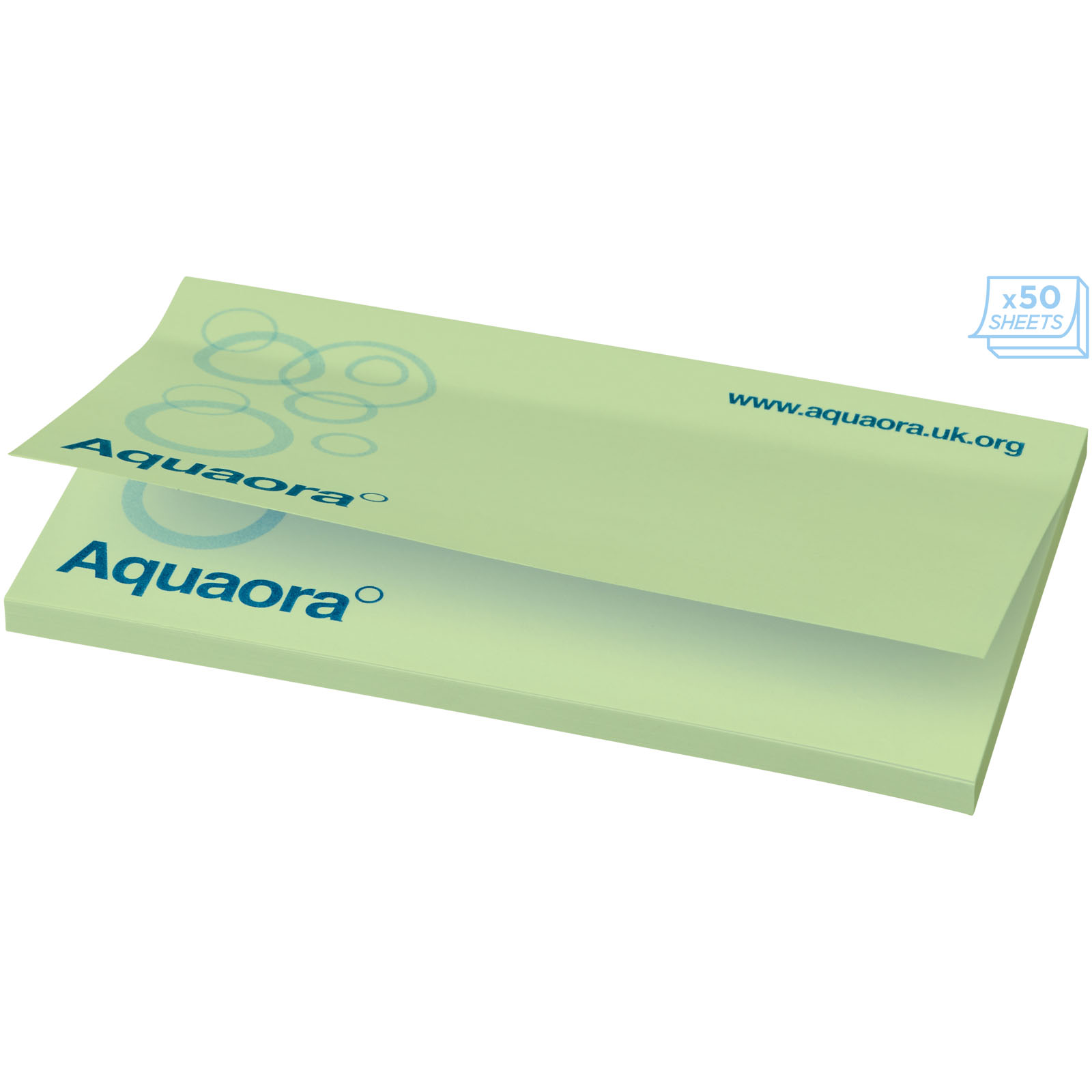 Sticky-Mate® Haftnotizen 127 x 75 mm mintgrün
