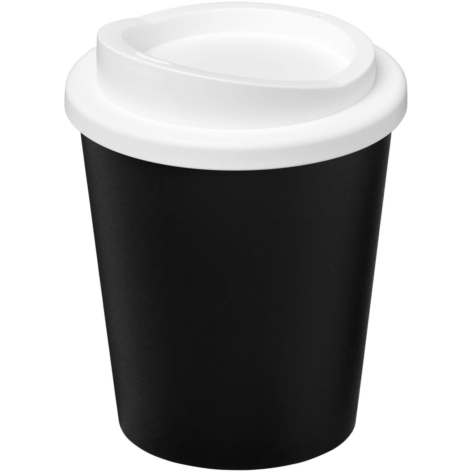 Americano® Espresso Eco 250 ml recycelter Isolierbecher schwarz, weiss