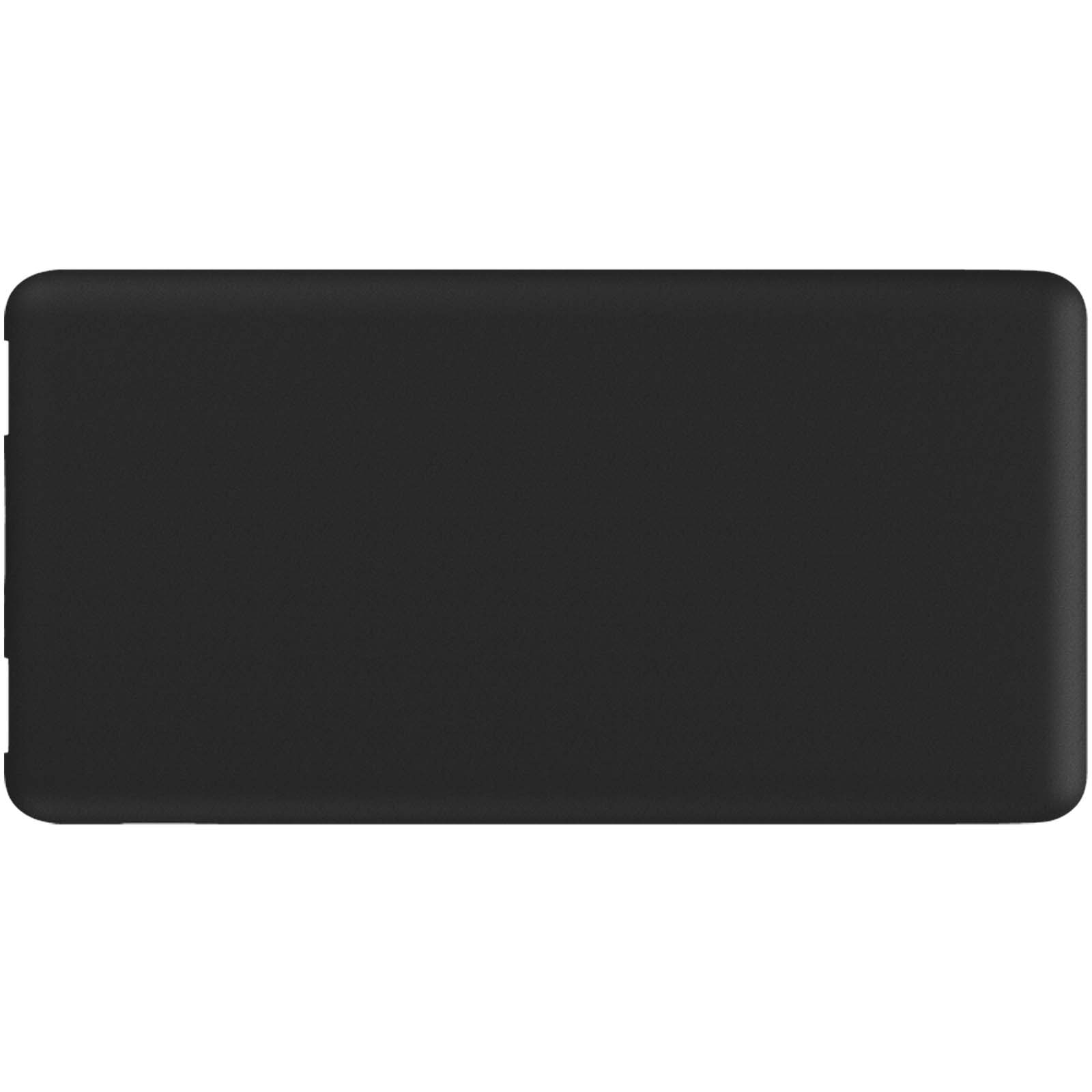 SCX.design P30 8000 mAh Solar Powerbank mit Leuchtlogo schwarz