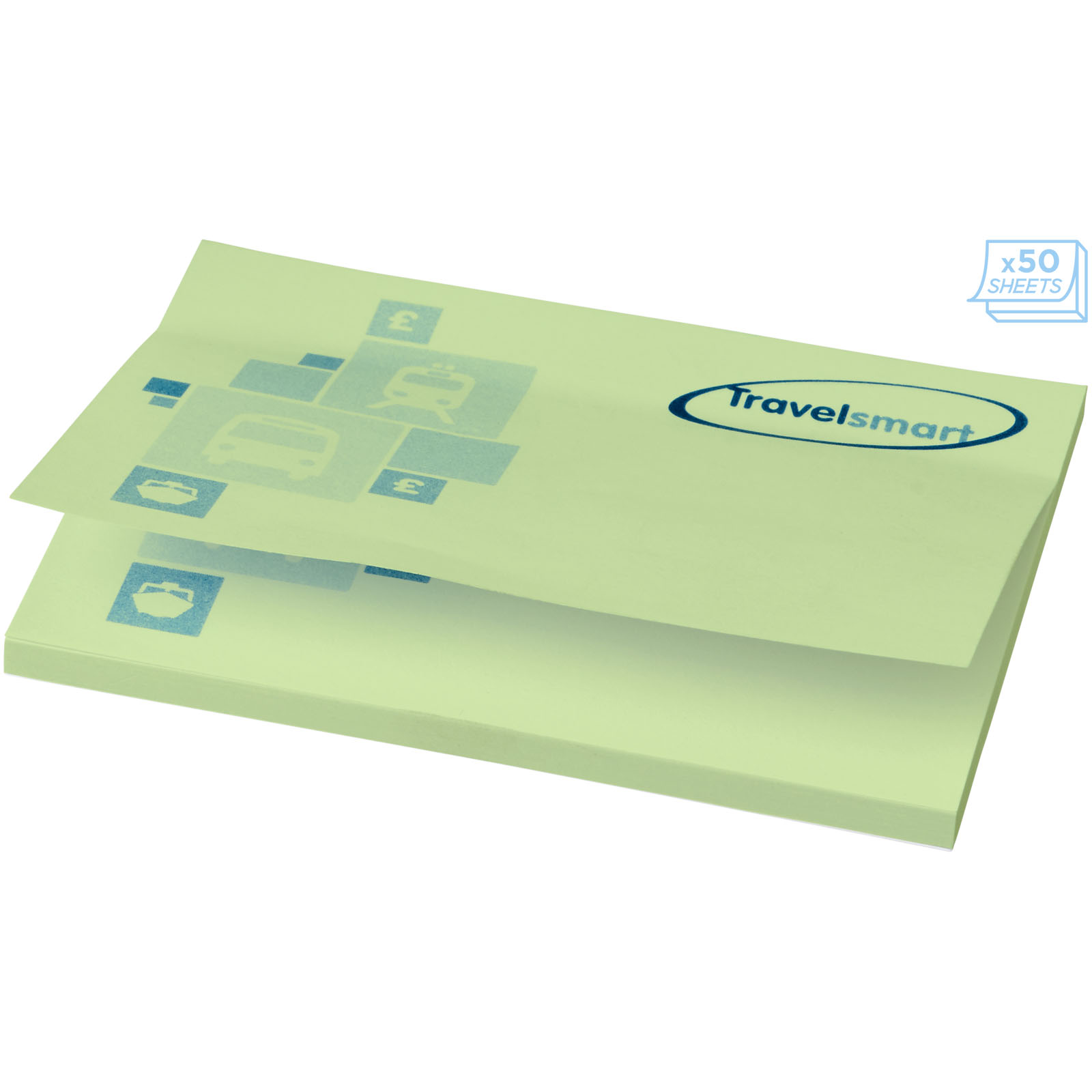 Sticky-Mate® Haftnotizen 100 x 75 mm mintgrün