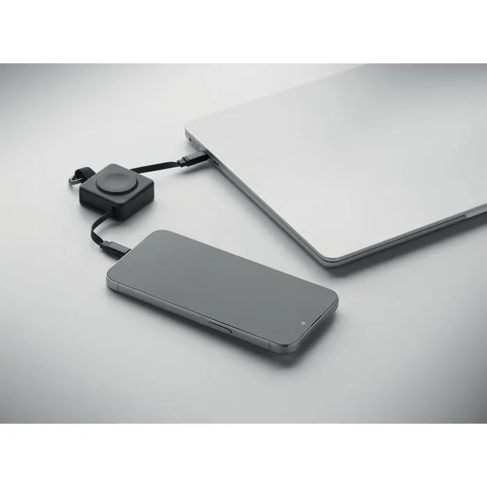 Einziehbares 100W-Typ-C-Kabel